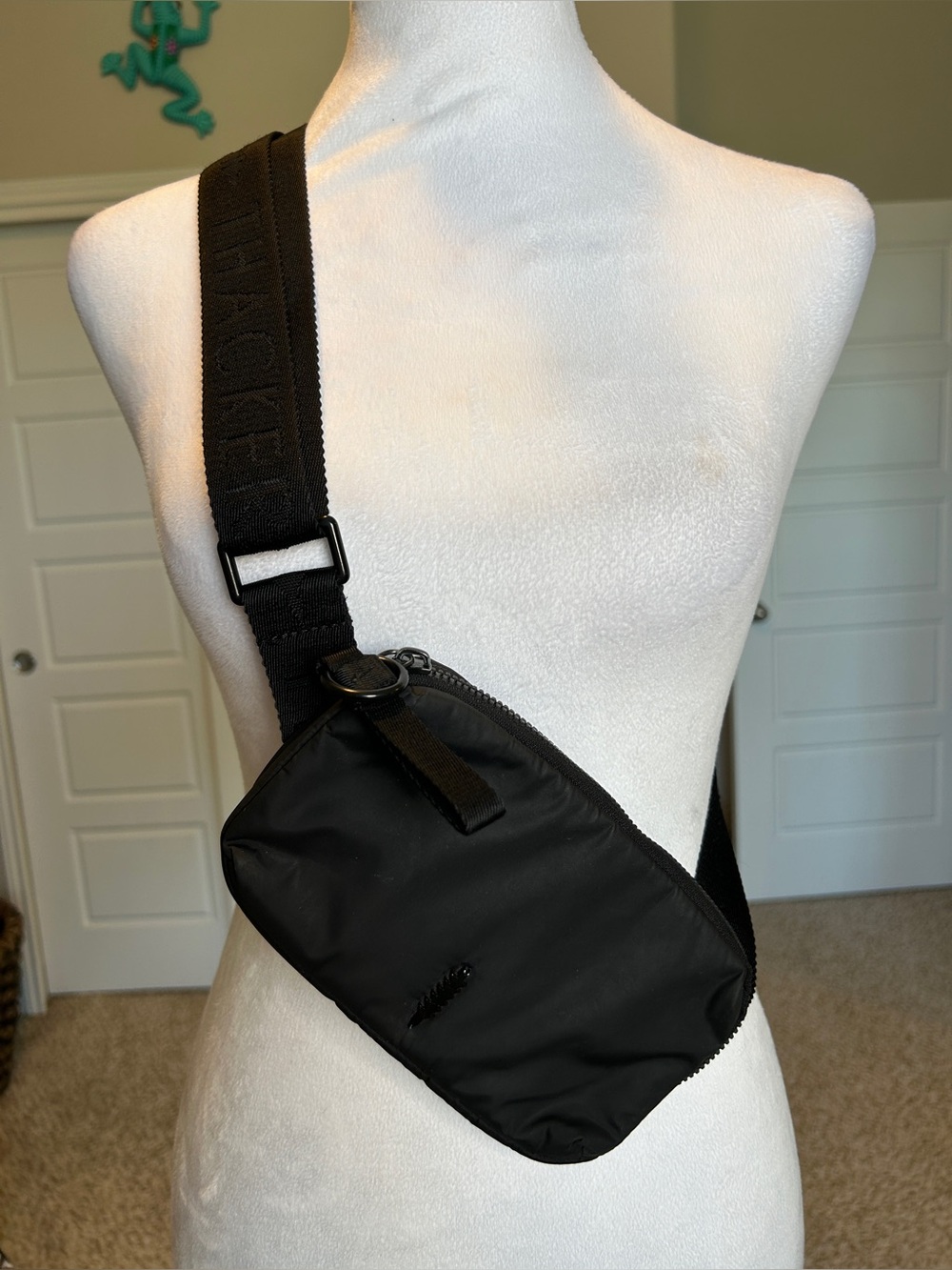 THACKER NYC Black Belt Bag Crossbody Minimalist Ella Phone Purse